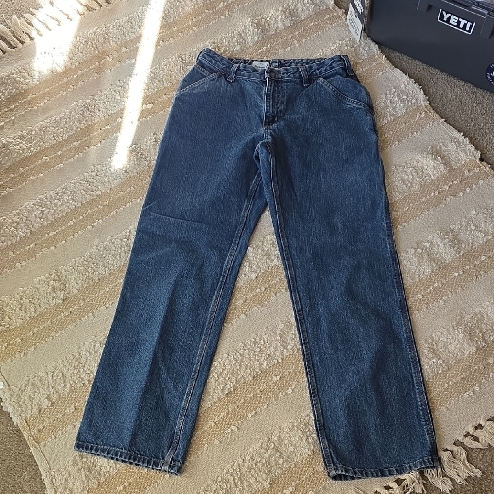 Carhartt Women's Blue Straight Leg Jeans